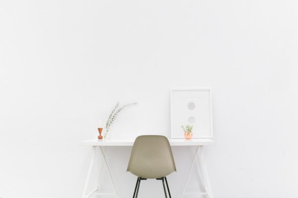 minimalismo escritorio